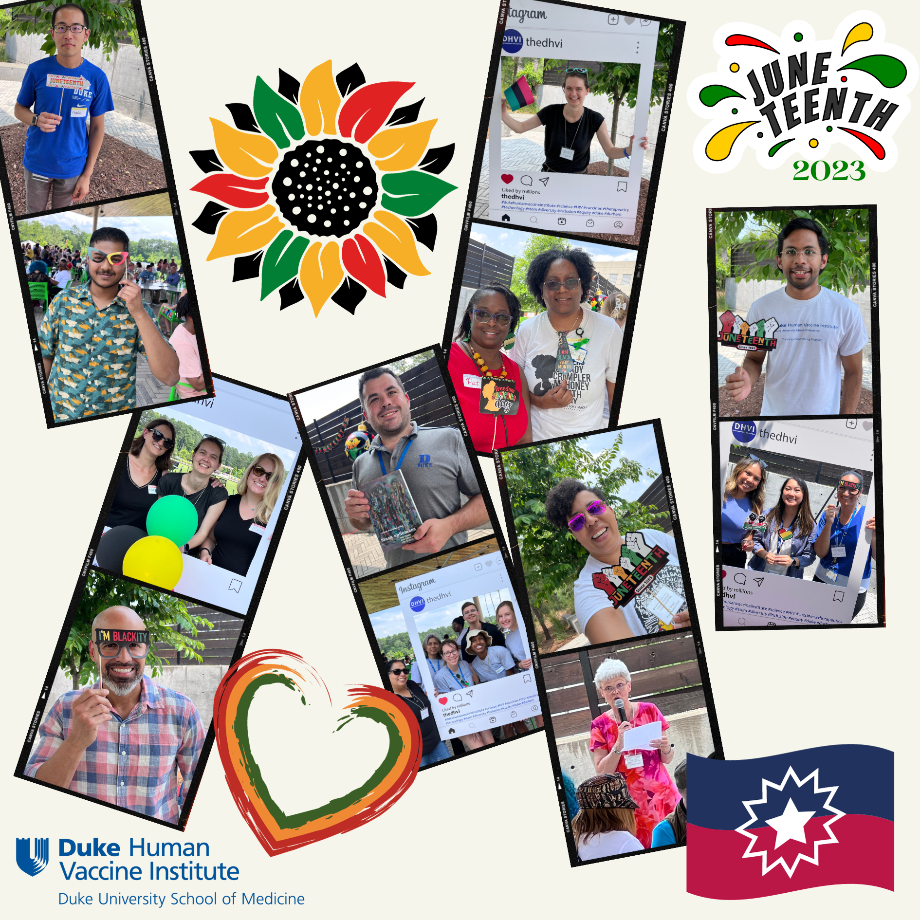 Juneteenth photo collage 2023
